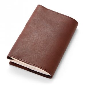 エムピウ（ｍ+） 革ブックカバー