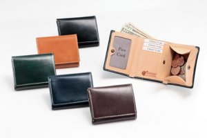 ブリティッシュグリーン（BRITISH GREEN） 三つ折り財布