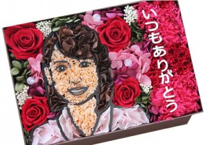 似顔絵フラワー