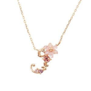 サマンサティアラ（Samantha Tiara） ピンクゴールドネックレス