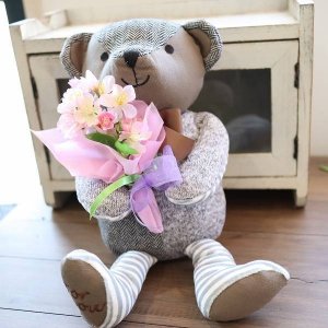 ブーケとぬいぐるみのセット