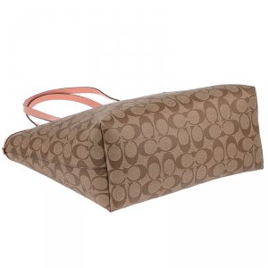 シグネチャー シティ ジップ トップ トートバッグ