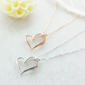 フィガロ（Figaro） ホワイトゴールドネックレス