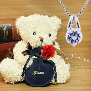 テディベア付きネックレス