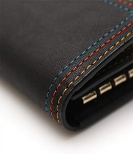 ストライプステッチ キーケース