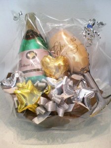 シャンパンバルーン電報