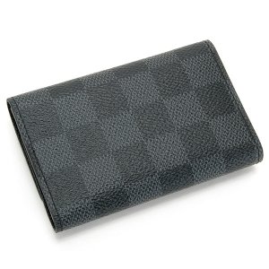 ミュルティクレ 6 ダミエ・グラフィット キーケース