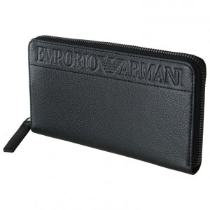 ラウンドファスナー 長財布 エンボスロゴ