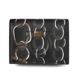 ガンチーニ チェーン柄 二つ折り財布