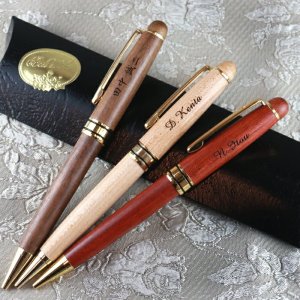 木製名入れボールペン