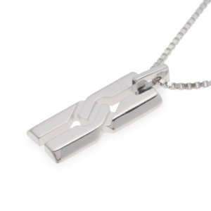 グッチ（GUCCI） ホワイトゴールドネックレス