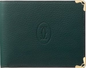 マスト ドゥ カルティエ 6カード ウォレット カーフスキン ゴールド仕上げ