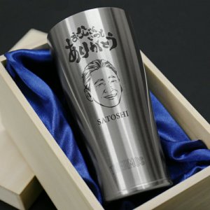 似顔絵タンブラー