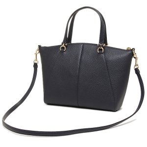 プレーリー サッチェル ポリッシュド ペブル レザー ハンドバッグ