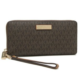 ジェットセット トラベル コンチネンタル ウォレット MKシグネチャー ロゴプレート