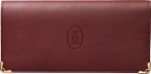 マスト ドゥ カルティエ インターナショナル ウォレット カーフスキン ゴールド フィニッシュ