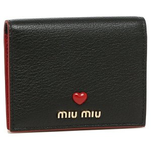 ミュウミュウ（MIU MIU） 革二つ折り財布