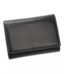 シラサギレザー 三つ折り財布