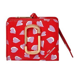 ザ スナップショット プリンテッド ハート ミニ コンパクト ウォレット