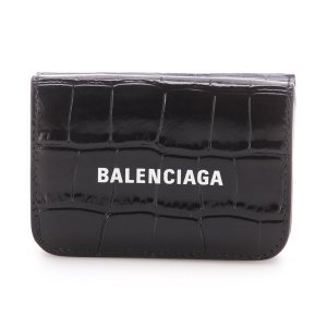 キャッシュ ミニウォレット シャイニークロコダイル型押し