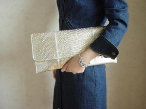 whiteballoon クラッチバッグ