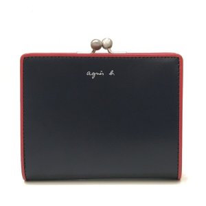 アニエスベー（agnès b.） がま口二つ折り財布