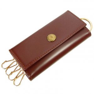 ブライドルレザー 4フック キーケース