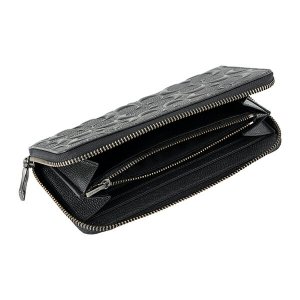 アコーディオン ウォレット シグネチャー クロスグレイン レザー
