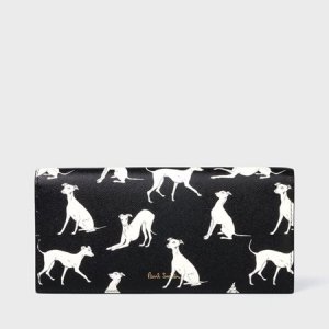 プリンテッド グレイハウンド 長財布