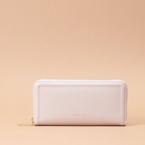 シンプルラメレザー 長財布