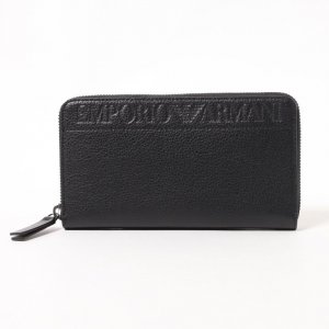 フルジップウォレット 型押しロゴ