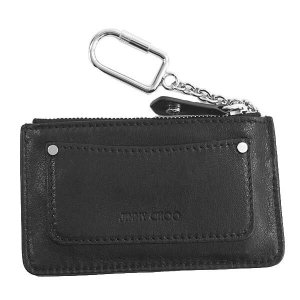 ナンシー シルバースタースタッズ付き レザー キ―ケース