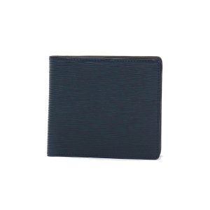 ウェーブレザー 二つ折り財布