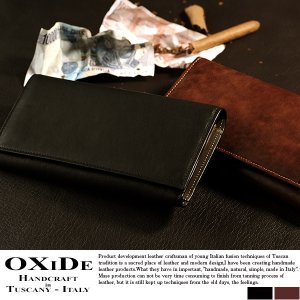 オクサイド（OxiDe） 三つ折り長財布