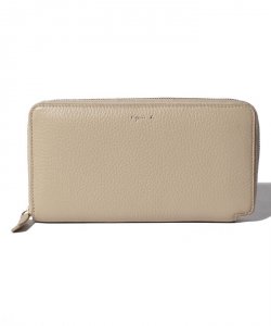 シュリンクレザー ラウンドジップ ロングウォレット