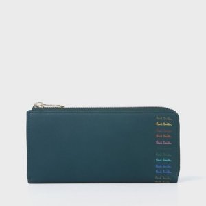 マルチカラードロゴ ラウンドジップ長財布