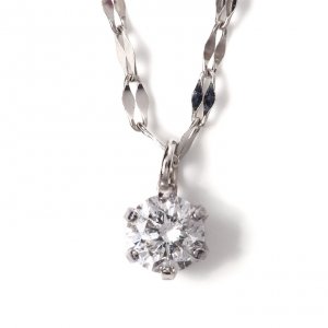 ジュエリースタジオ プラスター（Jewelry Studio PLUSTER） 一粒ダイヤネックレス
