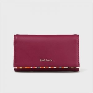 クロスオーバーストライプトリム キーケース