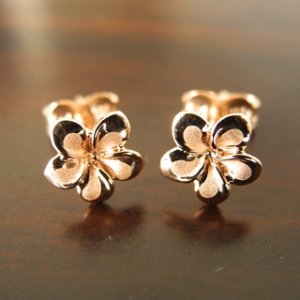 アロハナ（ALOHANA） ピンクゴールドピアス