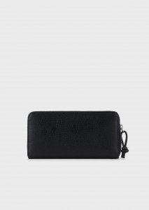 ラウンドファスナーウォレット タンブルレザー製