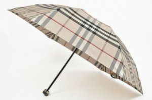 Burberry 折りたたみ傘 グレー ノヴァチェック柄 日本製 2025年