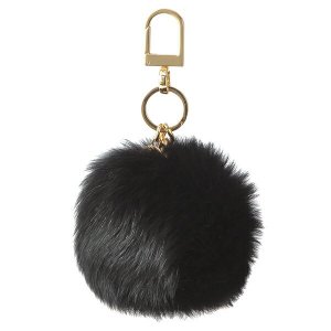 ファー ポンポン キーフォブ
