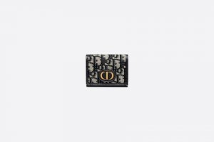 30 MONTAIGNE コンパクトウォレット / ディオール オブリーク ジャカード