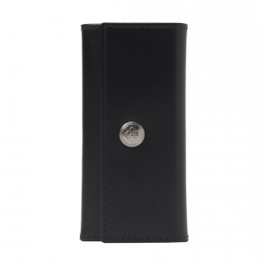 ブラックカーフレザー 4フック キーケース