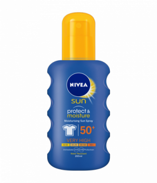 5. Nivea Sun Protect & Moisture SPF 50 Spray