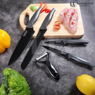 12. LocknLock Cookplus Knife 5P Set Black