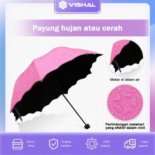 VISHAL 3D Payung Lipat Magic Umbrella