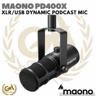 MAONO PD400X USB / XLR DYNAMIC PODCAST MICROPHONE