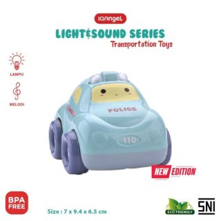 IQANGEL LIGHT&SOUND TRANSPORTATION CAR TOYS NEW EDITION IQ698 Mainan Bayi dan Balita