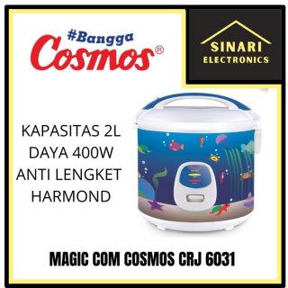 Terbaik Rice Cooker Magic Com Cosmos Anti Lengket 2 Liter CRJ-8228